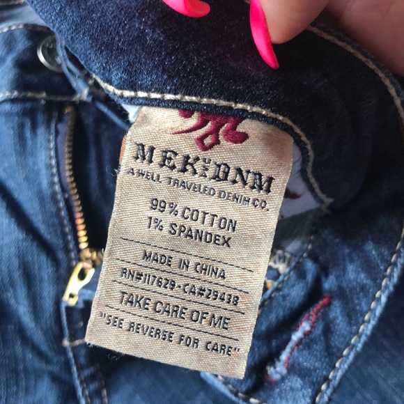 Mek Denim Blue Jeans - Picture 4 of 6